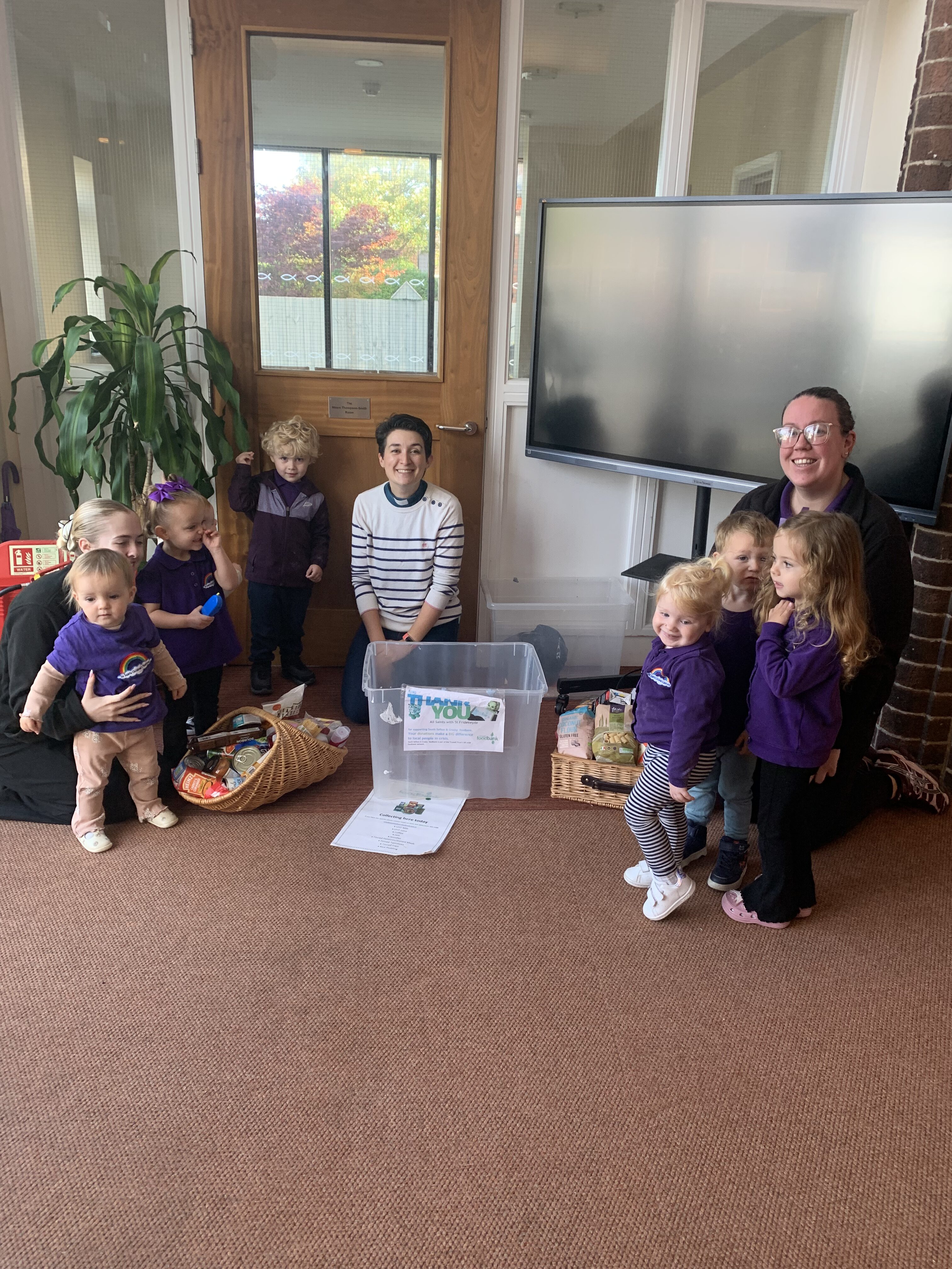 Children playing with lego ASCV nursery